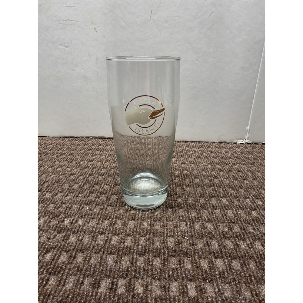 Goose Island Chicago Craft Beer Pint Glass 16 oz Clear Logo Barware